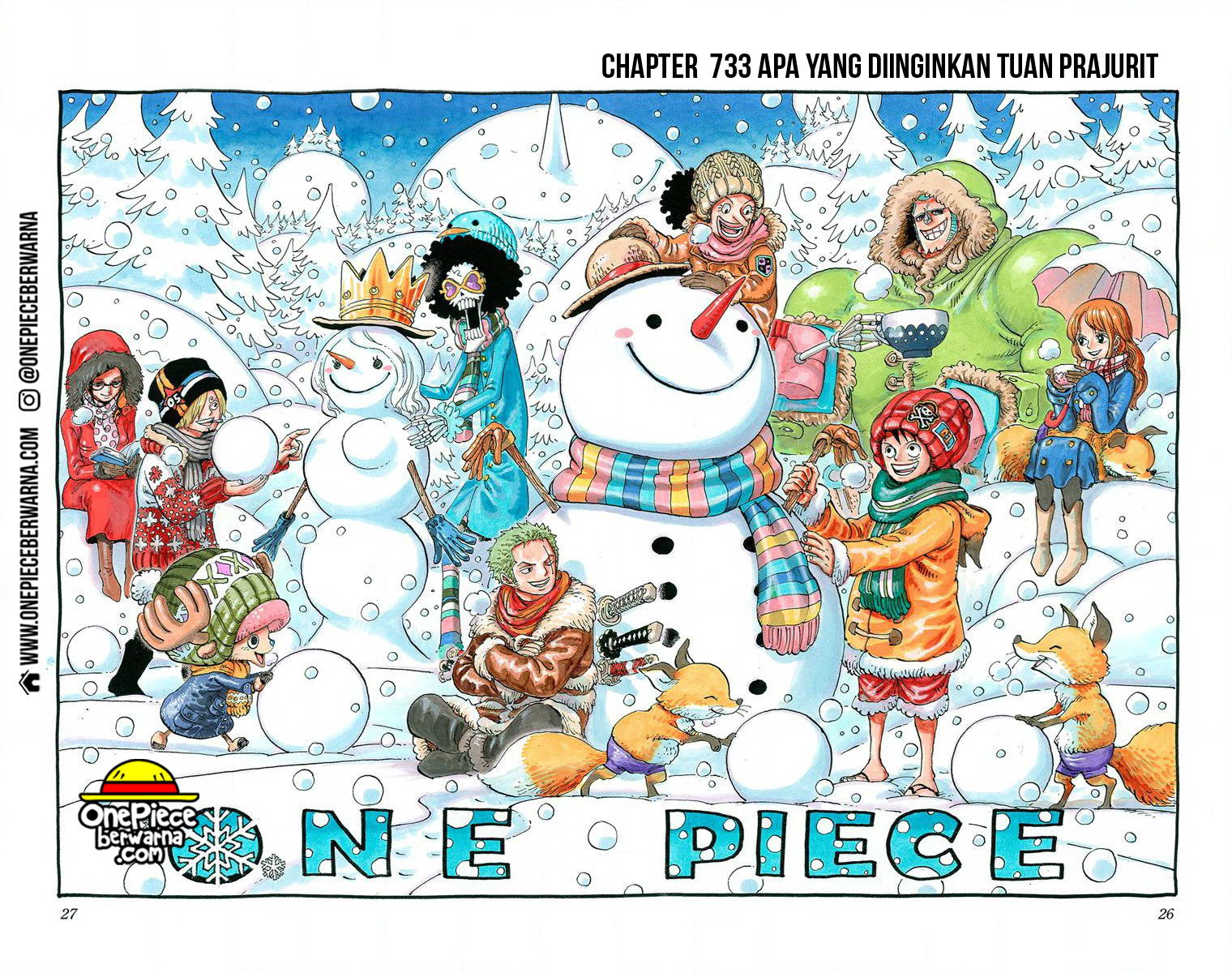 One Piece Berwarna Chapter 733